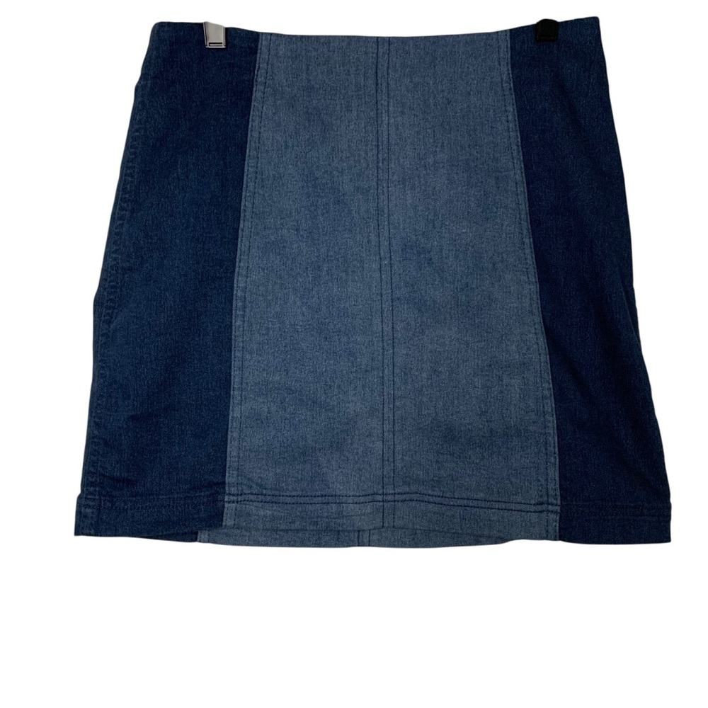 NWT Free People Two-Tone Women’s Size 12 Casual Denim Mini Skirt